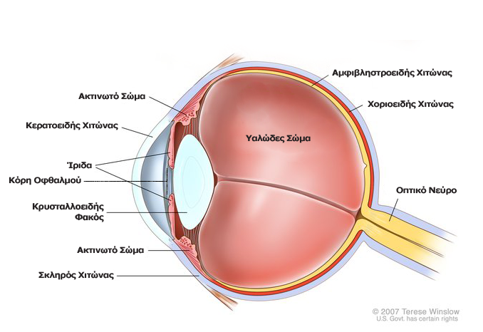 eye with greek